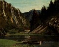 Les Doubs A La Maison Monsieur paisaje Gustave Courbet